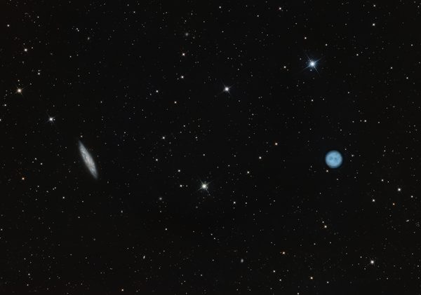 Owl Nebula & Surfboard Galaxy